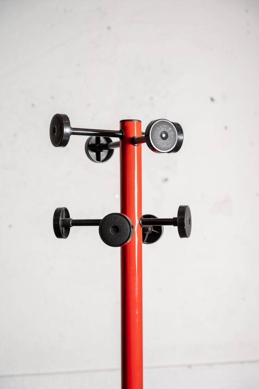 Red Italian coat rack