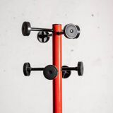 Red Italian coat rack