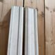 Double headboard – Louis XVI style – Lacquered wood & Rattan caning
