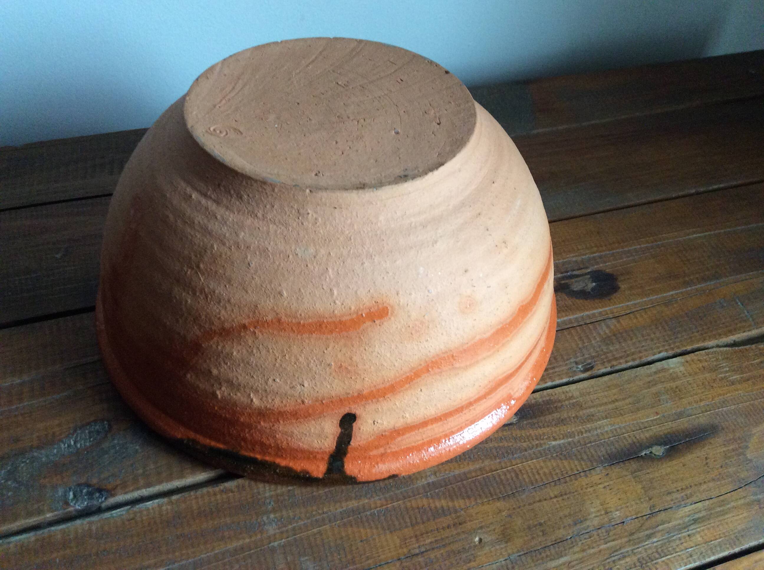 Terracotta salad bowl
