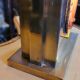 Lampe de bureau par Willy Daro en agate , 1970s