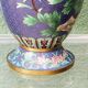 Vase in cloisonné enamel, China, peonies, birds