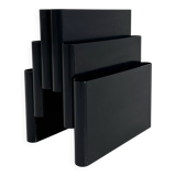Black magazine rack by Giotto Stoppino for Kartell, 1970
