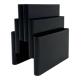 Black magazine rack by Giotto Stoppino for Kartell, 1970
