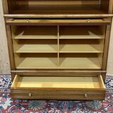 Mahogany and oak office display cabinet from the MD brand, manufactured in the 1960s - removable
