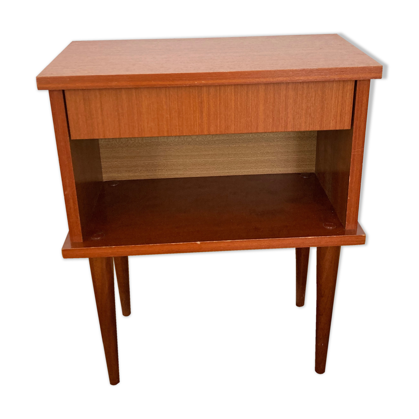 Bedside table compass legs