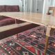 Antique Louis XVI style dining table + 3 extensions