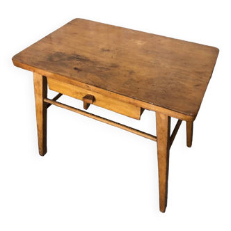 Old Children's Desk BAUMANN Schoolboy Wood