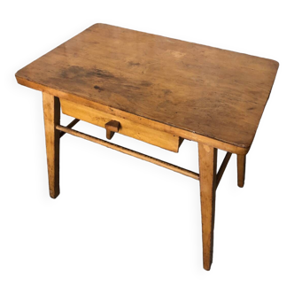 Ancien bureau pupitre enfant baumann ecolier bois