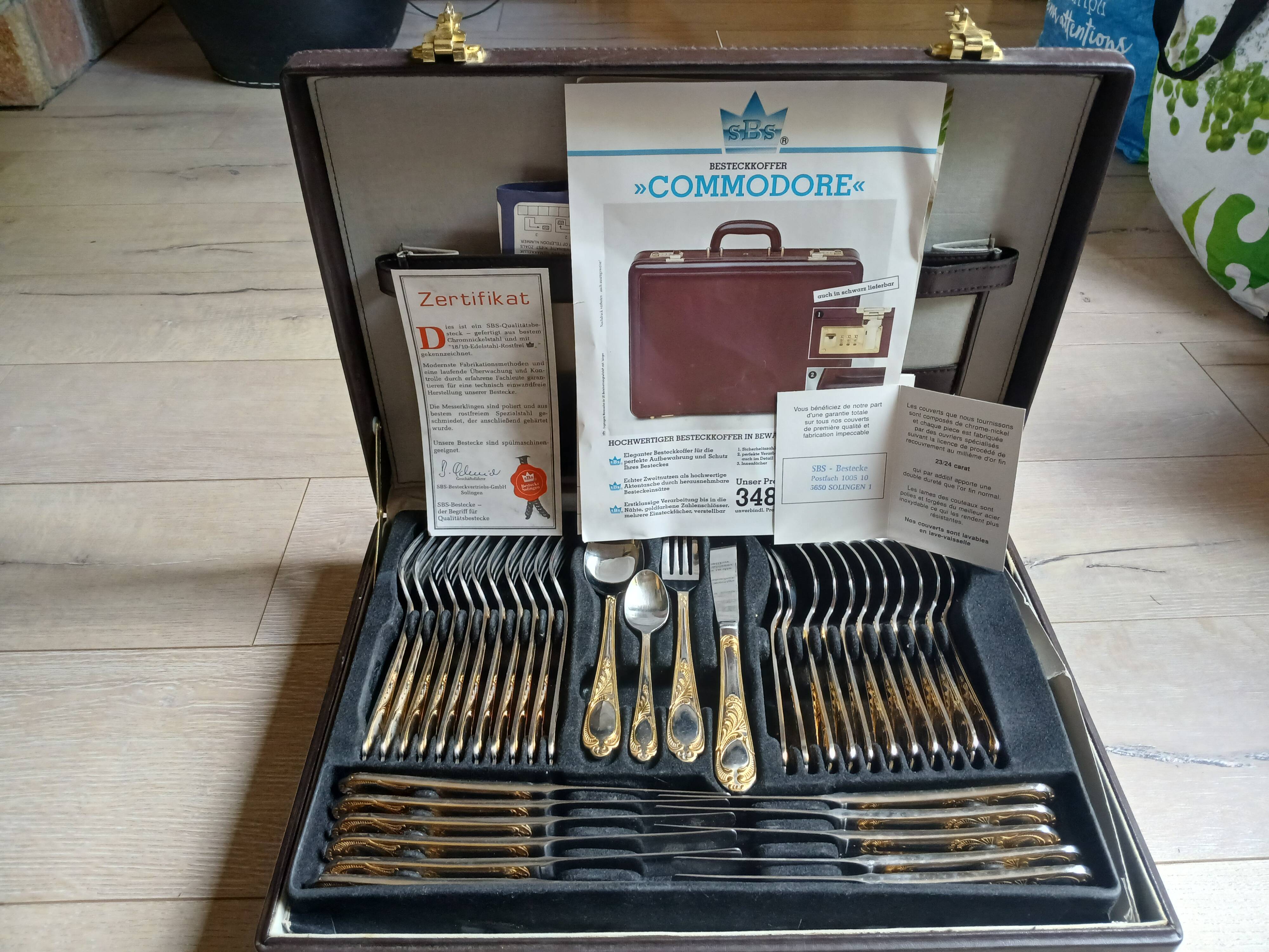 Ménagère de luxe SBS Solinger 63 pieces
