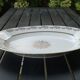 Plat ovale en porcelaine .signé LJ & cie
