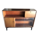 Nathan 1960s brown wooden wardrobe — mid-century style furniture