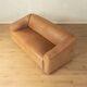 DS-47 three-seater sofa from the 1970s by de Sede in natural light brown nappa leather
