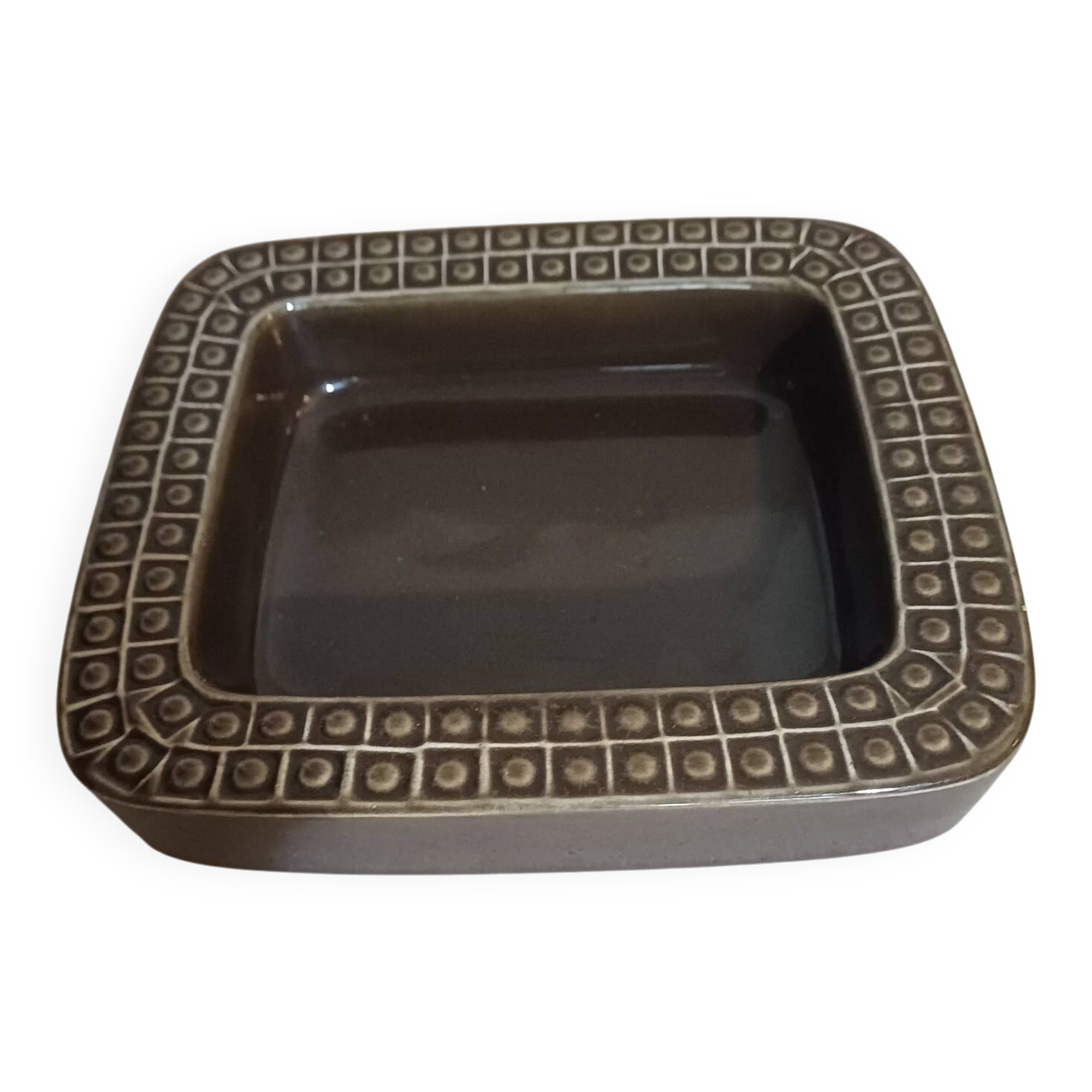 Vide-poche Kub Gunnar Nylund pour Rörstrand – Céramique scandinave, années