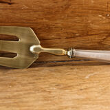 Fish serving cutlery, filled silver