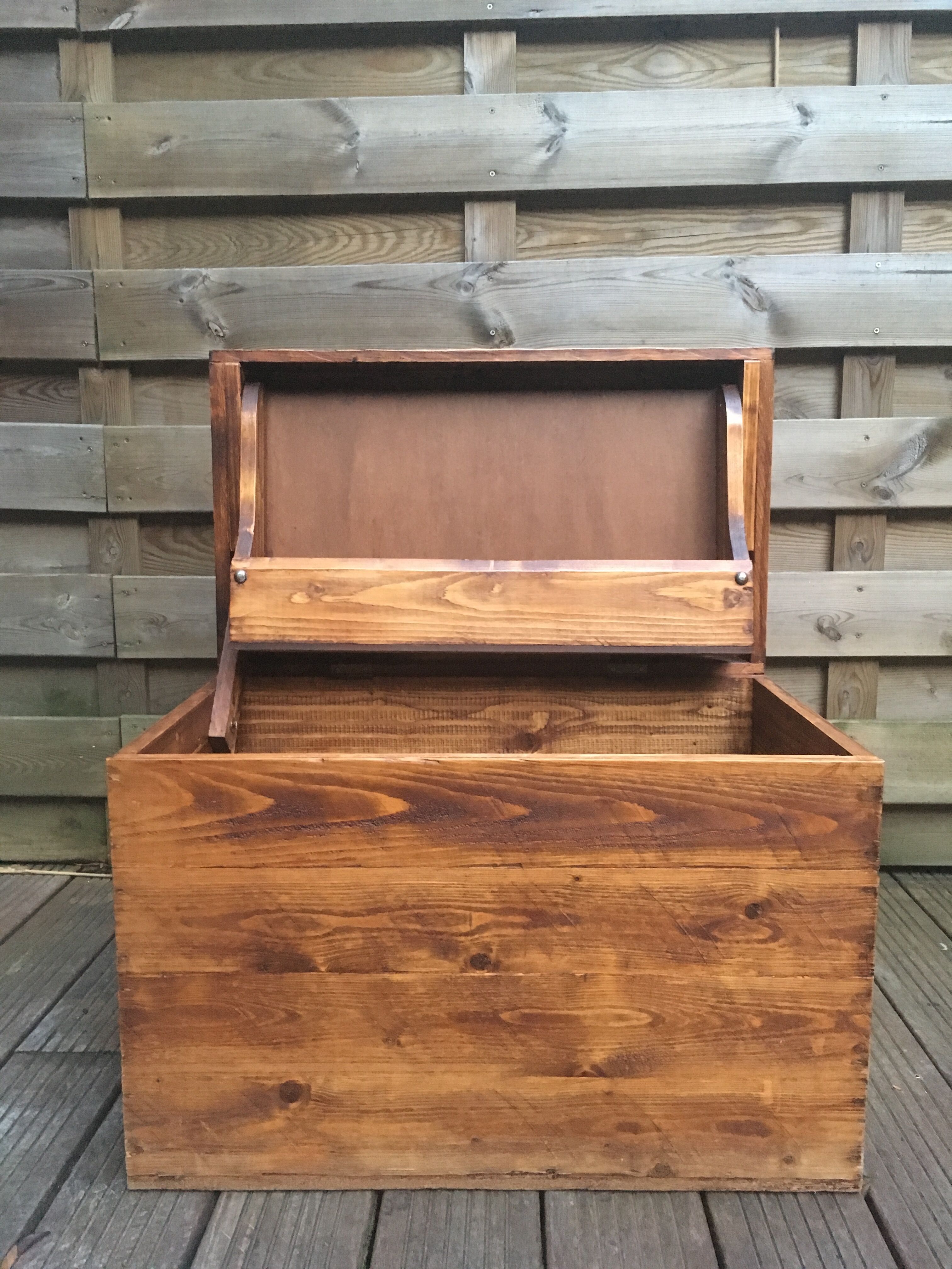 Coffre malle en bois