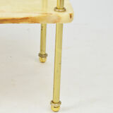 Table d’appoint en onyx, années 1980