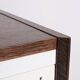 Buffet vintage en bois avec façades blanches, années 60