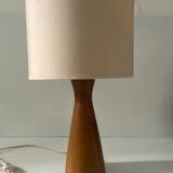 Ceramic lamp, Scandinavian spirit, wood pattern