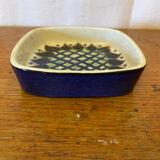 Antique Royal Copenhagen Ceramic Painted White Blue Vintage Empty Pocket