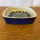 Antique Royal Copenhagen Ceramic Painted White Blue Vintage Empty Pocket