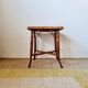 Vintage rattan side table or coffee table – 1960s Riviera style
