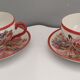 Deux tasses a the ou a cafe vintage en porcelaine du Japon