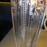 30s diamond tip crystal vase