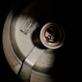 Paire de lampadaires cylindriques français vintage de Concord, années 1970