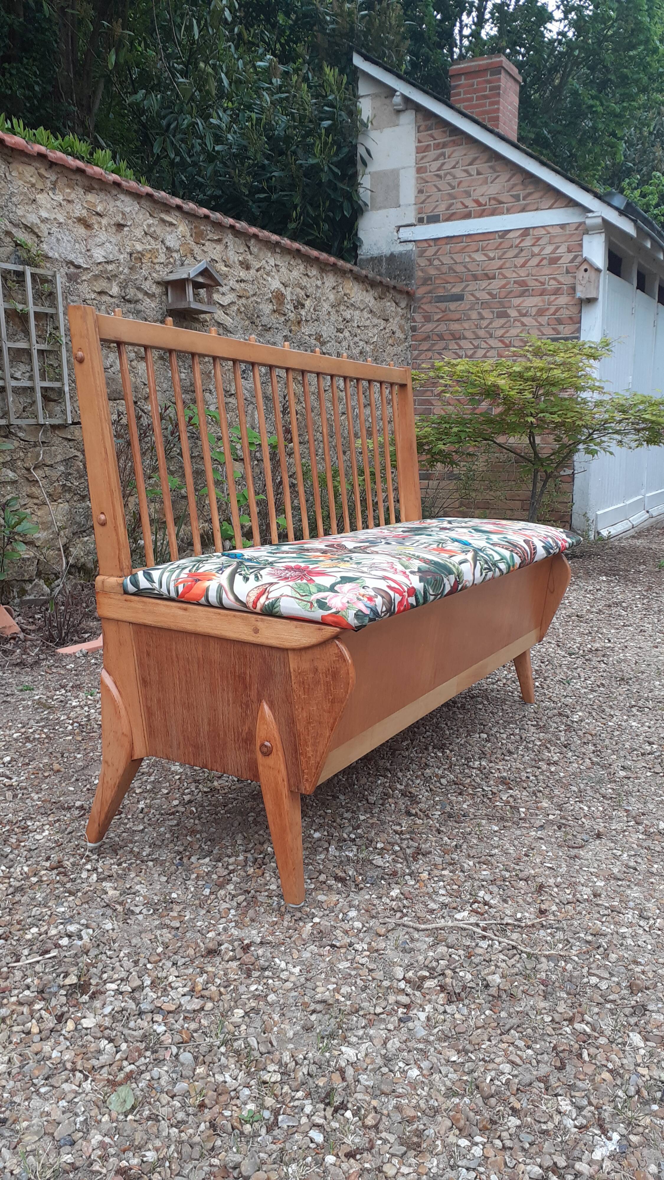 Vintage 50s chest bench