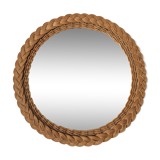 Wicker mirror 40x40cm