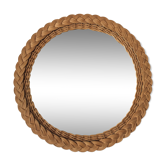 Wicker mirror 40x40cm