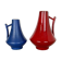 Ensemble de deux vases fat lava « noir-rouge » par Jopeko, Allemagne, moderne des années 70