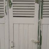 Shutters 4 leaves H148xL245cm antique oak pair 1