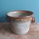 Puisaye sandstone ice bucket signed Jean-Pierre Prud'homme
