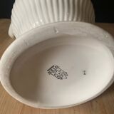 Gien earthenware white pitcher