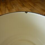 Enameled saucepan with lid 1970s