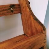 Vintage wooden wall shelf