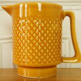 Ceramic pitcher Sarreguemines France