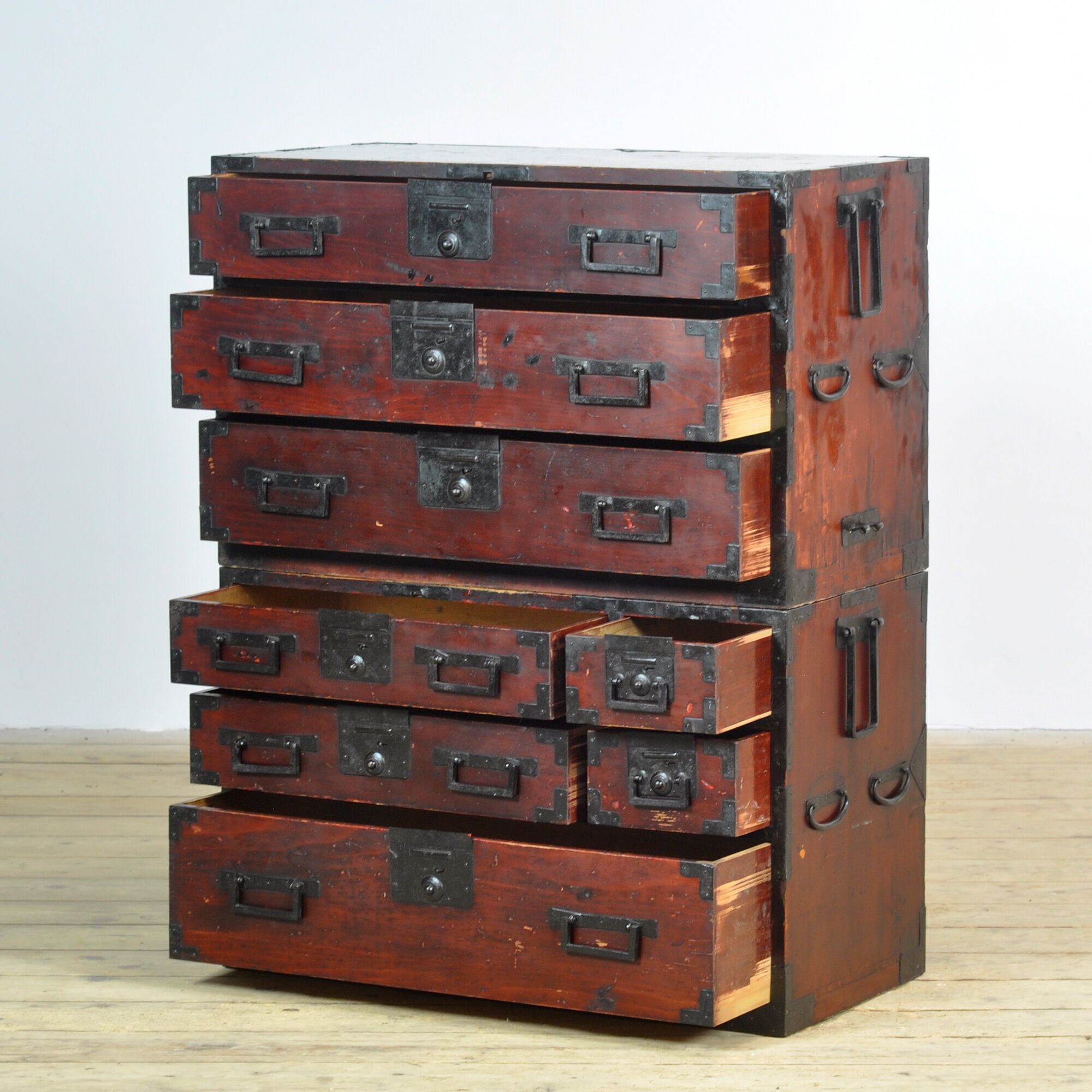 Japanese Tansu chest of drawers, circa 1890