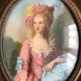 Miniature Napoleon III on ivory