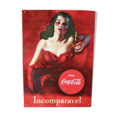 Coca Cola sheet advertising plate
