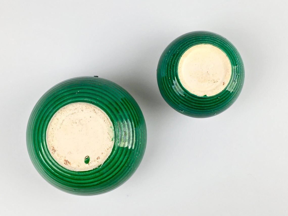 Pair of 1930s ceramic nesting bowls