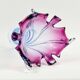 Very Large Mid-Century Murano Glass Twisted Vase from Fratelli Toso, Italy