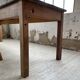 Table de ferme pin noire 250 cm