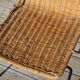 Rattan and steel armchair