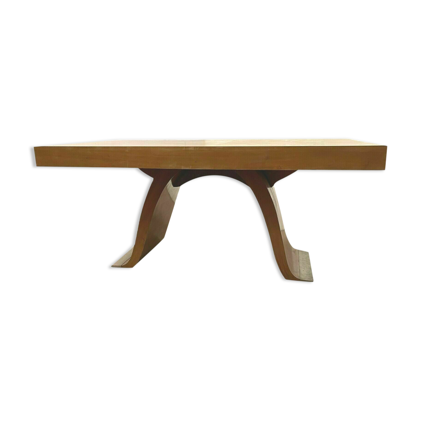 Art Deco dining table in walnut veneer XX century