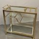 Vintage brass bar service