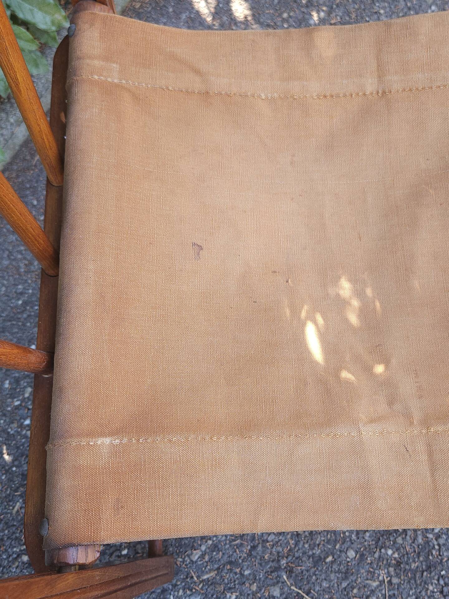 Fauteuil metteur en scène pliant vintage