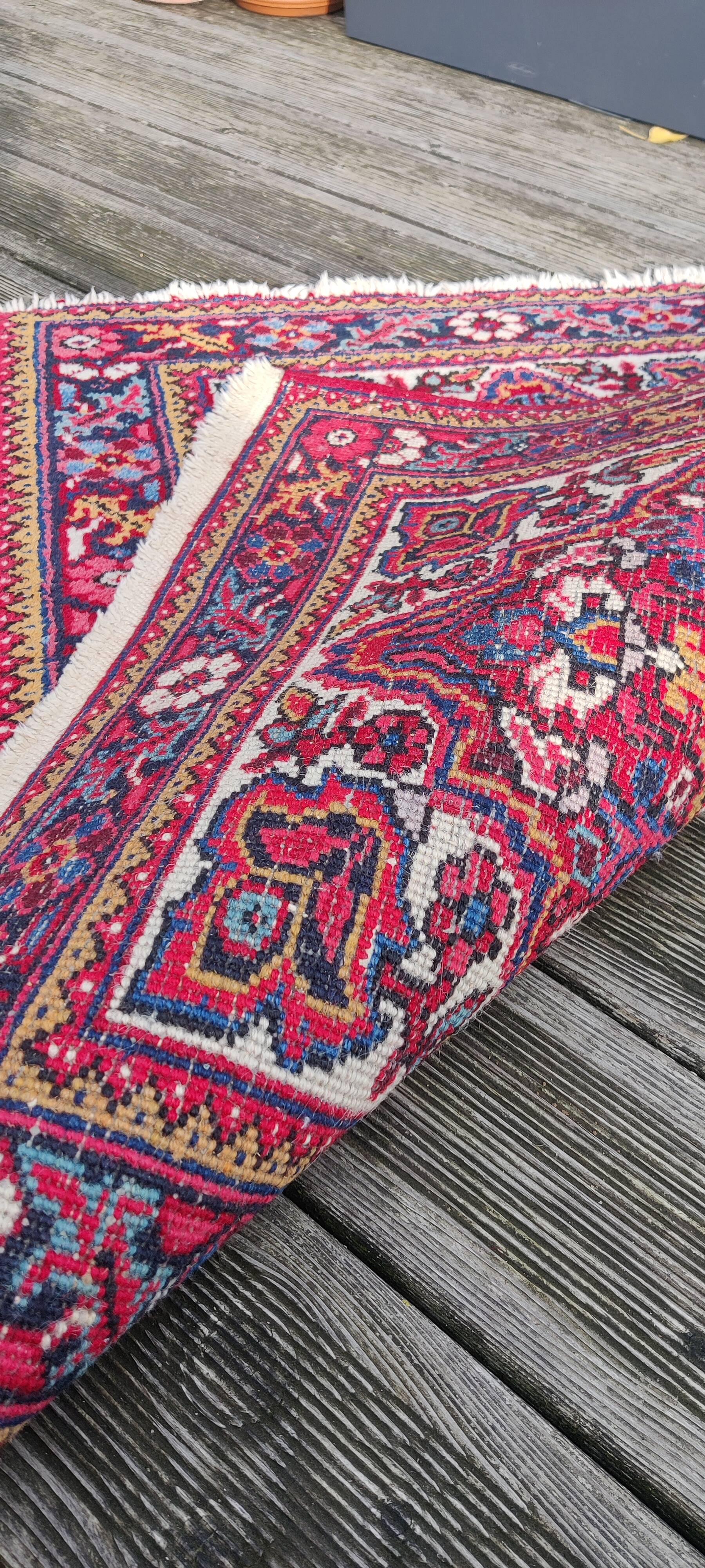 Tapis persan de Malayer vintage